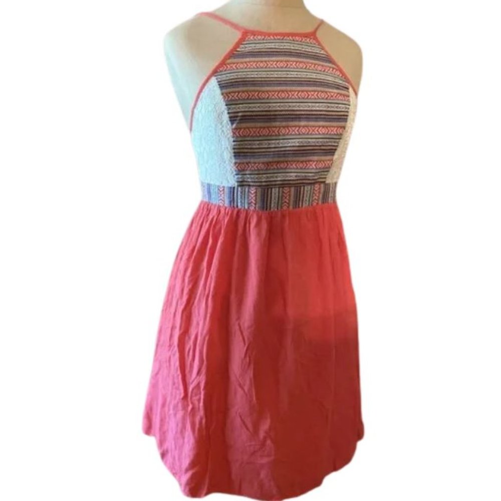 Flying Tomato dress, size small, halter top, lined, like new, worn once